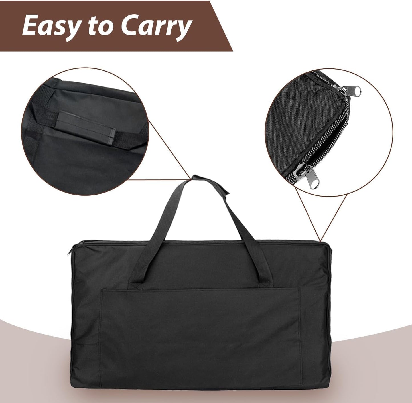 Griddle for Weber Traveler Grill 9010001 9020001 9030001, 7034 Cast Iron Griddle Insert Replacement Parts for Weber Traveler 9013001 9011701 Flat Top Griddle Accessories with Carry Bag