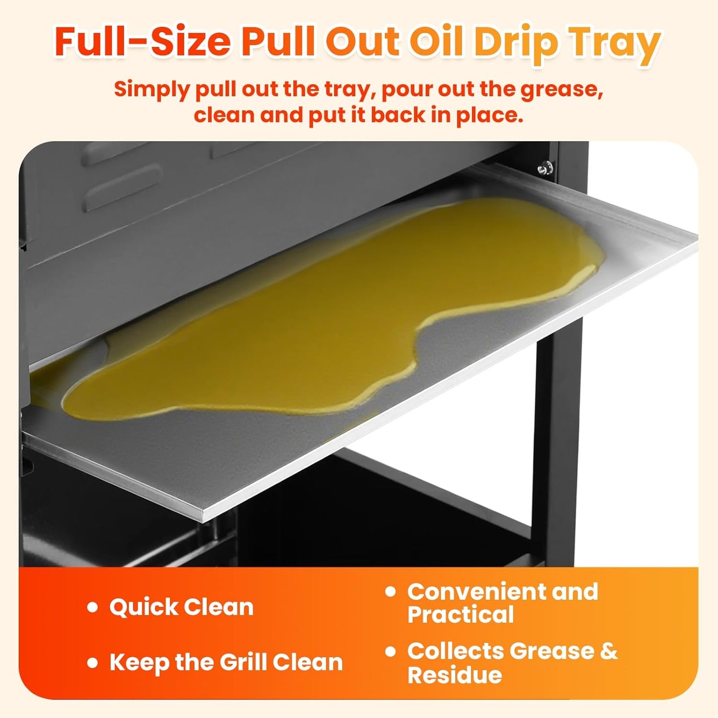 4-Burner Propane Gas BBQ Grill with Porcelain-Enameled Cast Iron Grates, 2 Foldable Side Table, 34,200 BTU Stainless Steel Grill for Outdoor Camping Barbecue Grilling Backyard Cooking