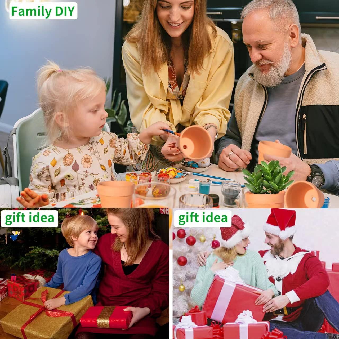 3 Inch Terracotta Pots with Saucer-20 Pack,Cactus Terra Cotta Flower Pot with Drainage,Succulent Nursery Clay Pots Great for Plants,DIY Crafts, Wedding Favor