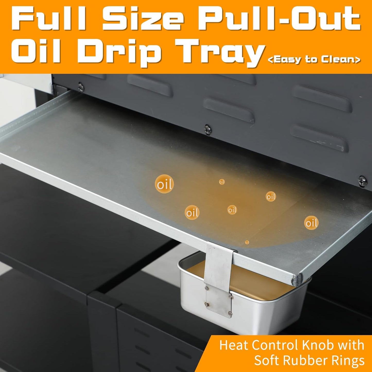 CIG GARDEN 4 Burner Propane Gas Grill with Side Burner,3 in 1 Propane Gas BBQ Grill,Double-layer Stainless Steel BBQ Grill Lid with Cast Iron Grates,52000 BTU Output for Camping, Patio, Backyard