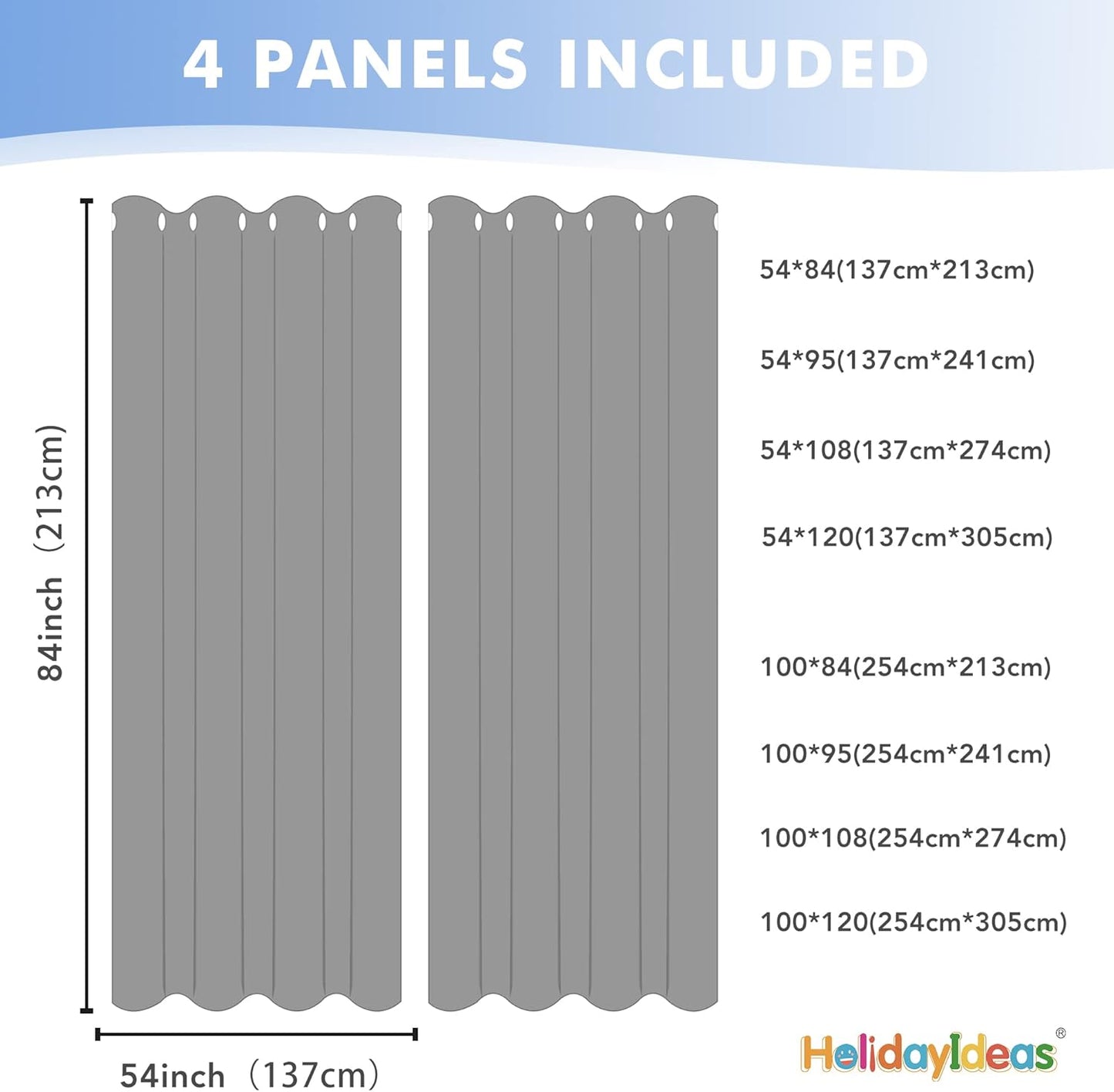 HolidayIdeas White Outdoor Sheer Curtains for Patio Waterproof, 4 Panels - 54 x 95 Inch - Light Filtering Voile Outside Curtains Grommet Drapes for Front Porch, Gazebo, Pergola, Backyard