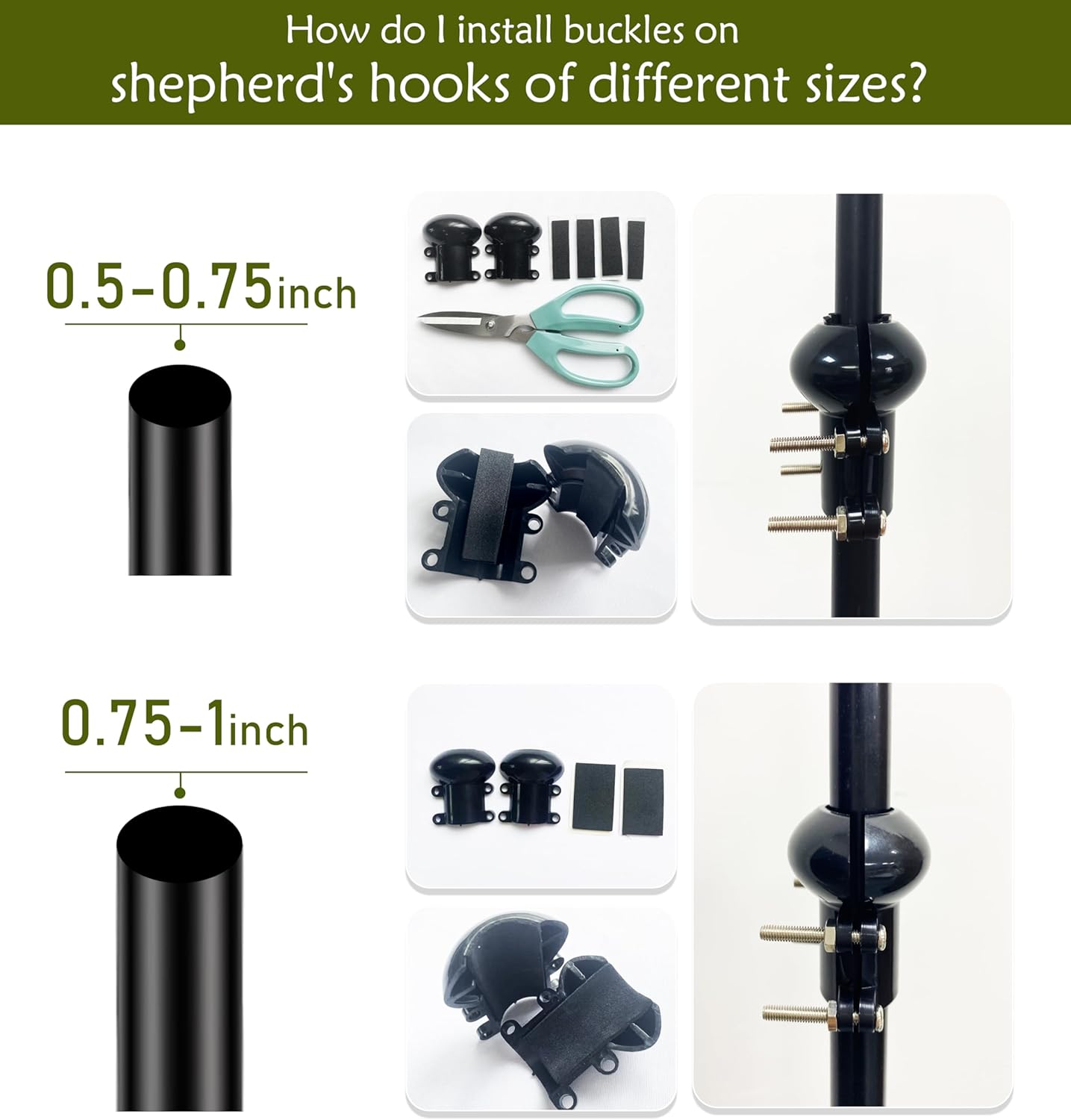 Squirrel Baffle for Bird Feeder Pole, 19 Inch Baffles Guard for Outdoor, Squirrel Proof Bird Feeders Baffle, Shepherd's Hook for Outside (Blue)