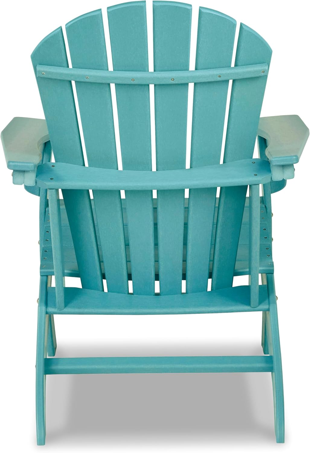 Signature Design by Ashley Sundown Treasure Outdoor Patio HDPE Weather Resistant Adirondack Chair, Blue