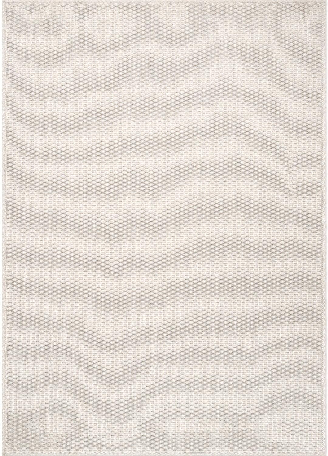 Easy Jute Rug 5x7 Indoor Outdoor Natural Rugs Solid Fiber Rug Woven Area Rug Boho Easy Clean Inside Carpet for Living Room Bedroom Dining Room Hallway or Outdoor Patio Porch (5 X 7 Bone)