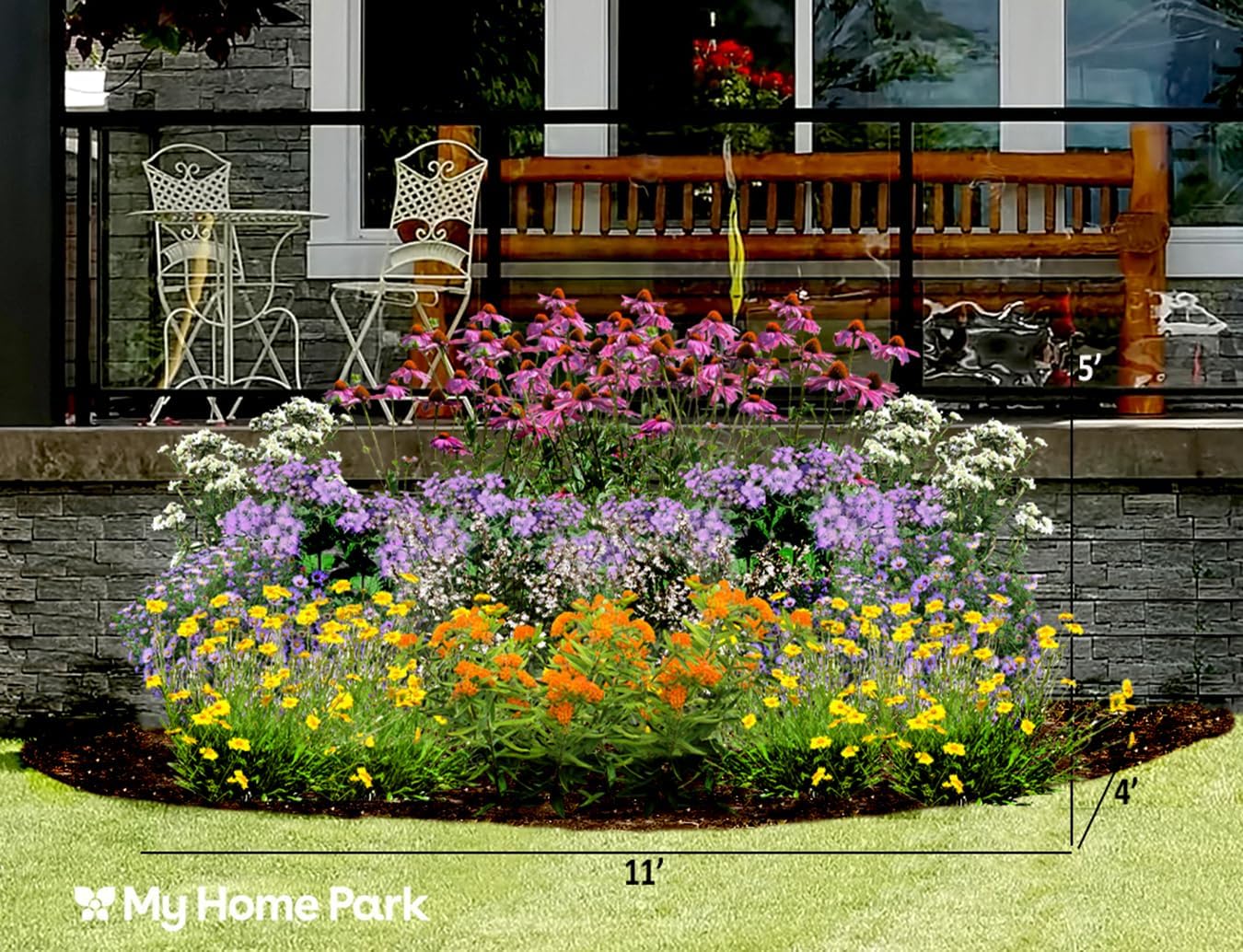 32 Live Outdoor Native Plants for Full Sun from My Home Park – Includes Aromatic Aster, Blue Mistflower, Lanceleaf Coreopsis, Mountain Mint & Purple Coneflower – Not Seeds – Easy to Grow Perennials