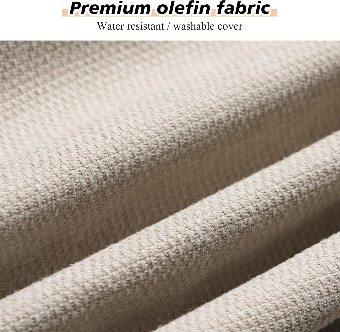 HOOOWOOO 9 Piece Modular Patio Outdoor Sectional Furniture Set with Gas Propane Fire Pit Table,Wicker Conversation Sofa Set with Swivel Chairs,Outside Couch Set(Beige)