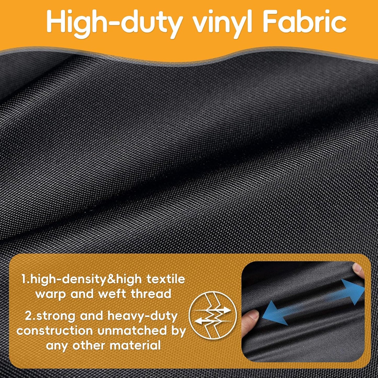 Grill Cover for Royal Gourmet Grill SG6002 ZH3002 GA5403 GA6402 CC2036F, 60 inch CR6412 Heavy Duty Waterproof UV Resistant Cover, Outdoor Barbeque Grill Accessories