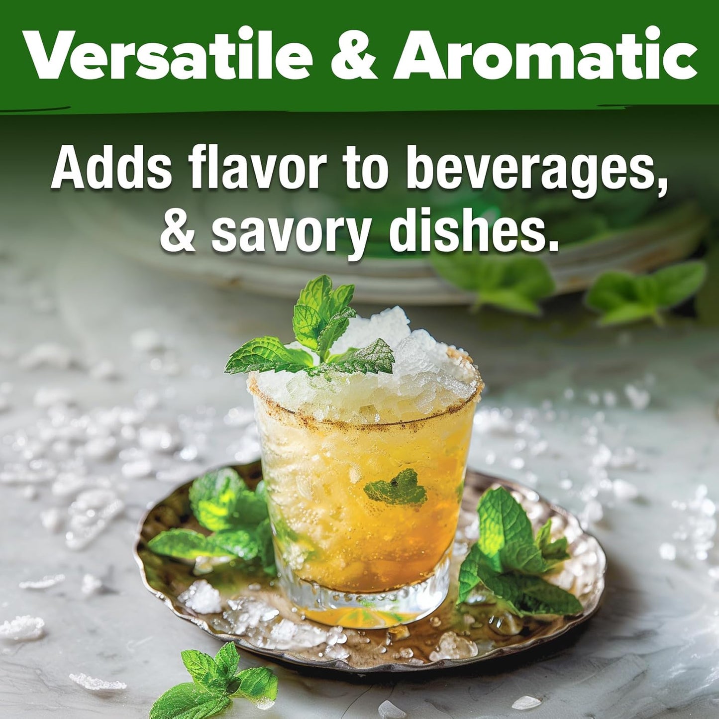 HOME GROWN Premium Common Mint Seeds (Bulk Pack) 3,600 π‘π’π‘-ππ π’ π¨π¦π Heirloom Herb Seeds, USA Sourced | Ideal for Planting Outdoors or Indoors for a Fresh Mint Tea Garden (Mentha spp)