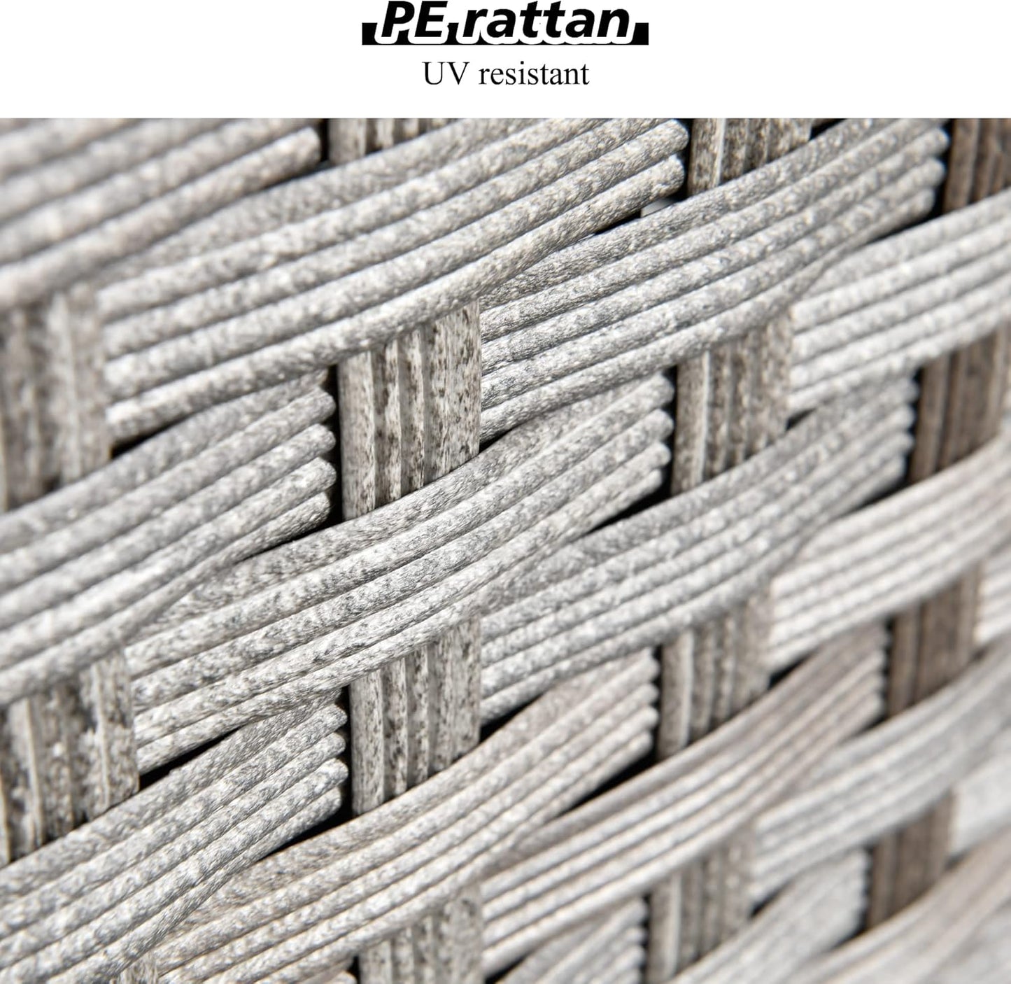 HOOOWOOO 13 Piece Modular Patio Outdoor Sectional Furniture Set with Gas Propane Fire Pit Table,Wicker Conversation Sofa Set,Out Door Couch Set with Wide Arm Outside(Black)