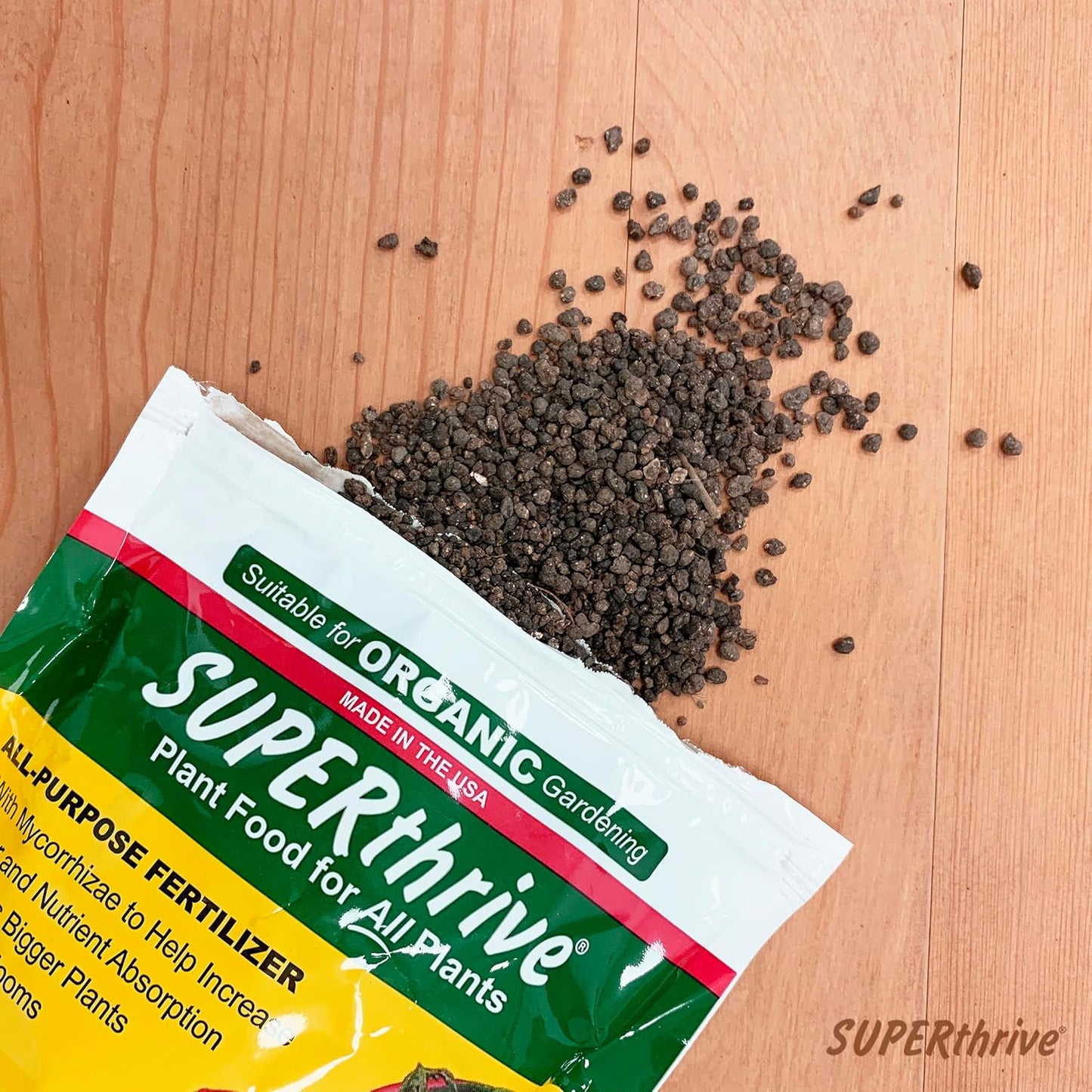 SUPERthrive Organic 4-4-4 All-Purpose Fertilizer, Solid Granular and Ferry-Morse English Cottage Perennial Garden Seed Variety Pack