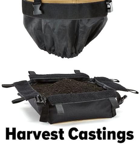 Urban Worm Bag Worm Composting Bin Version 2 - Easy Harvest with Fully Removable Zipper-Free Bottom