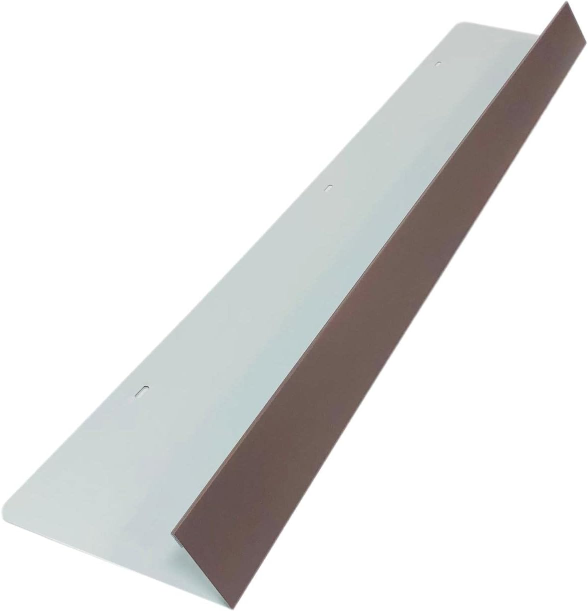 EAGLE 1- Shingle Roof Rain Diverter 40 Inches Long- 26 Gauge Material- Easy to Install- Includes Stainless Steel Nails (4, Brown)