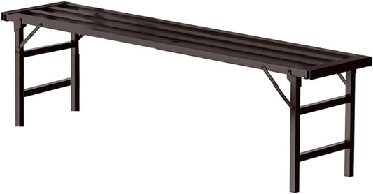 Metal Plant Stand - Heavy Duty Outdoor Shelf for Plants, Rust-Proof Aluminum, Adjustable Height, Spacious & Sturdy