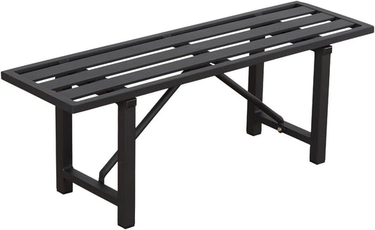 Plant Stand - Indoor/Outdoor Extra-Sturdy Aluminum Plant Stand with 300 LBS Capacity (L37.8 x W11.4 x H13.8 inch)