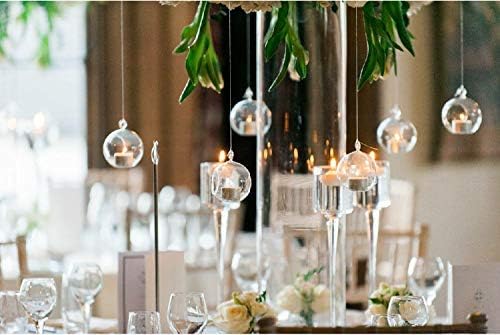 Pcs of 8 Hanging Glass Terrarium Air Plant Candle Holders Home Wedding Party Centerpieces Decor Indoor Outdoor Air Plant Terrariums