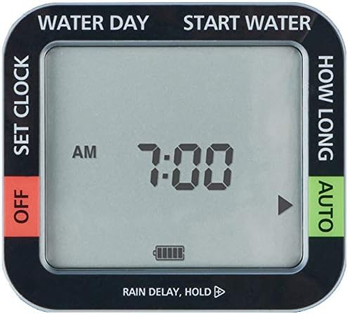 Melnor 65141AMZ 4 Zone Digital Water Timer, Grey, Black