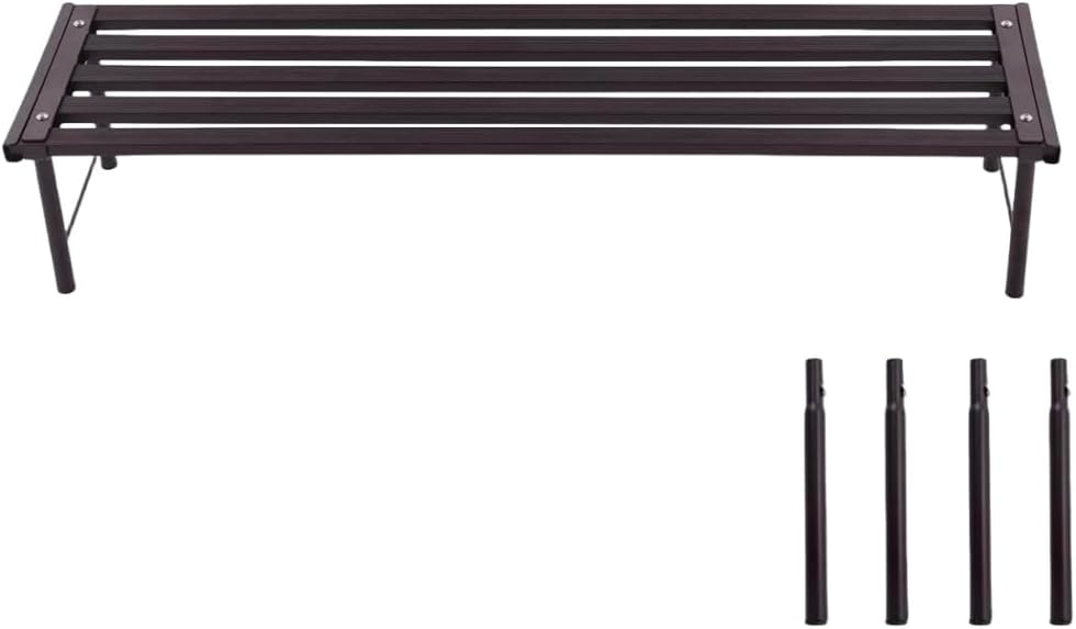 Metal Plant Stand, Rust-proof Aluminum Flower Pot Stand, Plants Display Stands Decoration Racks for Living Room Balconies and Gardens (90 Ebony)