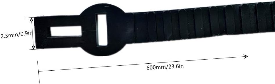 5 Pcs Tree Stake Supports Adjustable Tree Plant Ties Tree Training System, Heavy Duty Tree Stake Straps for Straightening, Reinforced Straps forTrees (60 cm/23.6 inch)