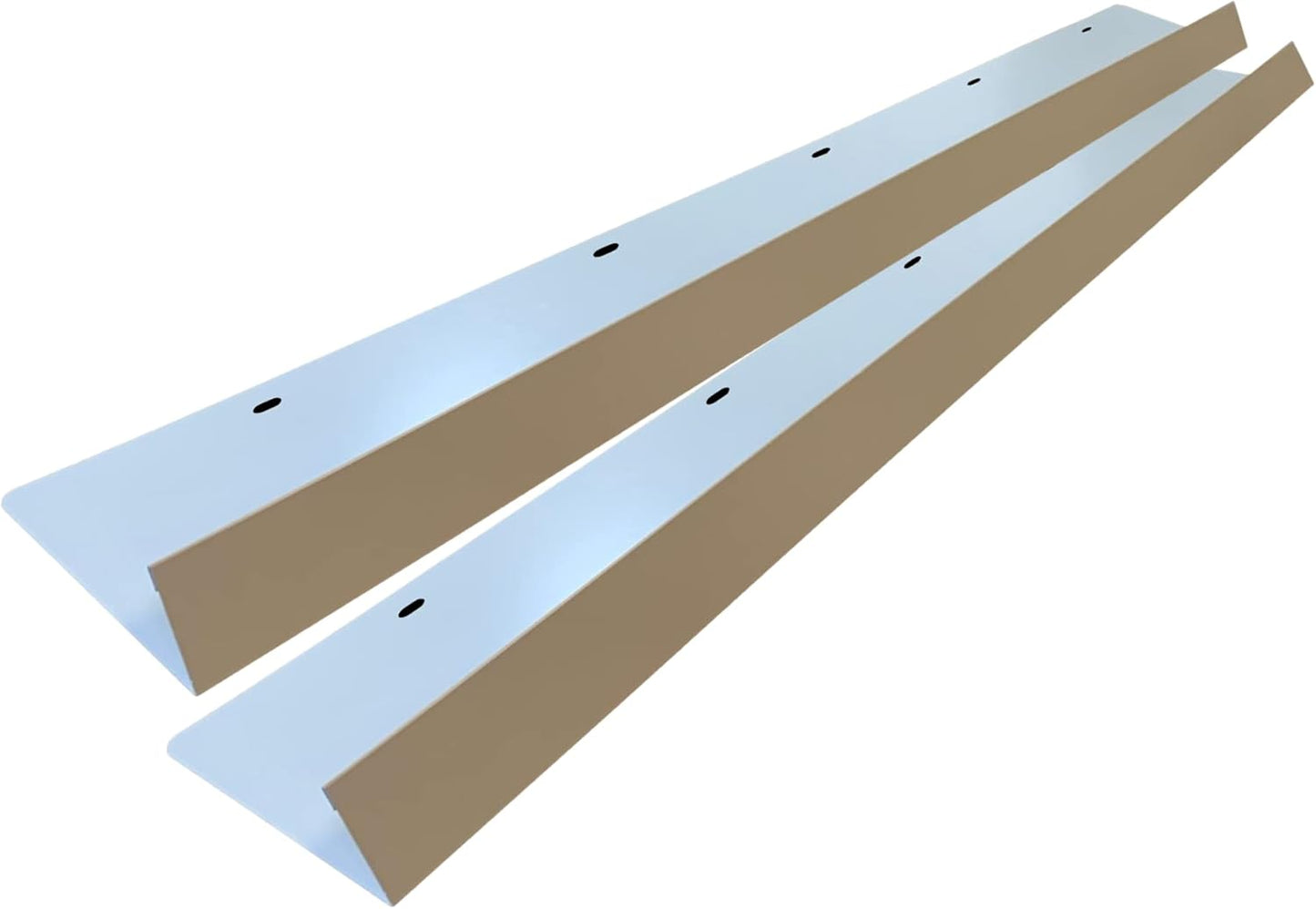 Eagle 1-26 Gauge 5 Foot Rain Diverter - Nails and Instructions Included (Mill Finish Aluminum, Copper, Galvanized, Stainless Steel & More) (2, Sahara Tan)