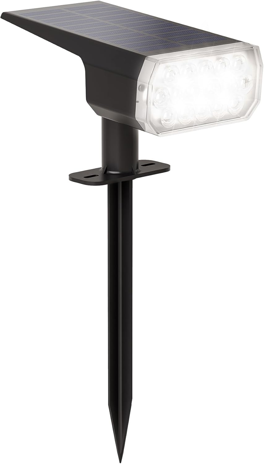 Solar Spot Lights Outdoor Waterproof IP65, 3 Lighting Modes Solar Outdoor Lights for Garden Yard Outside Landscape, 1 Pack