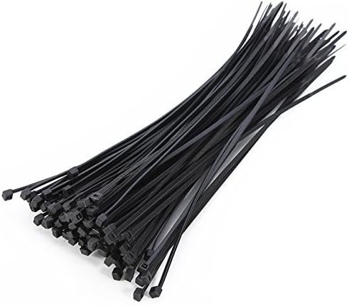 SYD 4 Inch length, 18lb Small size Self Locking Nylon Cable Zip Ties -1000 Piece (Black)