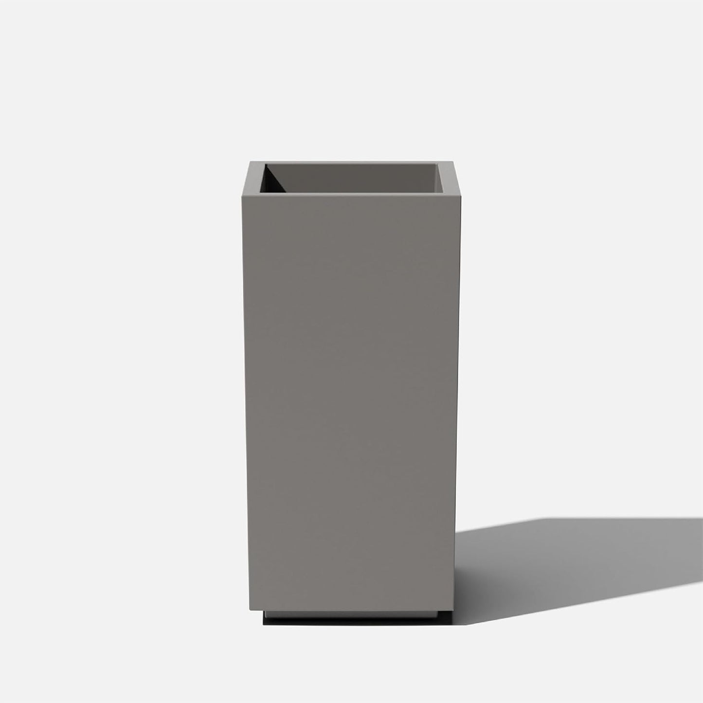 Veradek Block Series Pedestal Planter - Tall Planter for Indoor or Outdoor Front Porch | All-Weather Use with Removable Insert Bucket | Modern Décor for Flowers, Tall Trees, Faux Plants