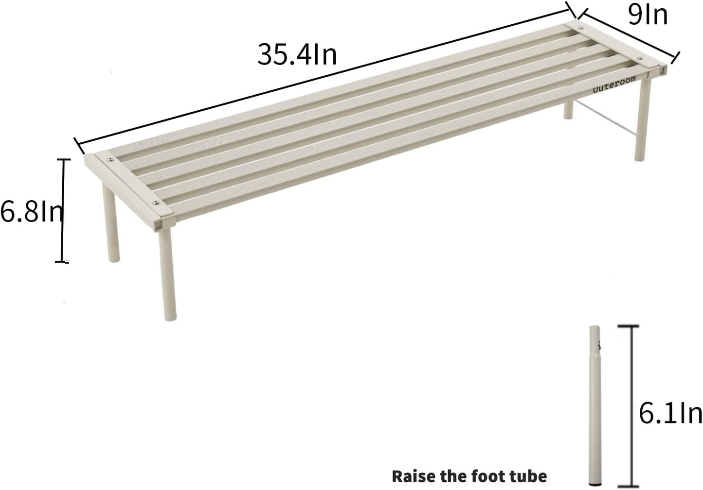 Metal Plant Stand, Rust-proof Aluminum Flower Pot Stand, Plants Display Stands Decoration Racks for Living Room Balconies and Gardens (90 White)