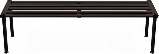 Metal Plant Stand, Rust-proof Aluminum Display Rack, Plants Display Stands Decoration Racks for Living Room Garden Balcony Patio (Ebony, 41.3Inch Tall Leg)