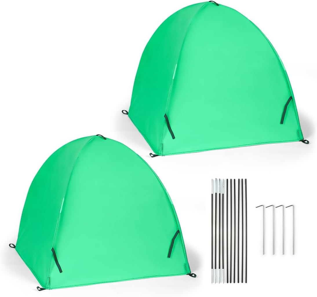 Plant Covers Freeze Protection for Winter, Outdoor Garden Frost Cover,Reusable Shrub Blankets Bags,Potted Fruit Vegetable Sall Tree Pest Protector(28inch,2-Pack)