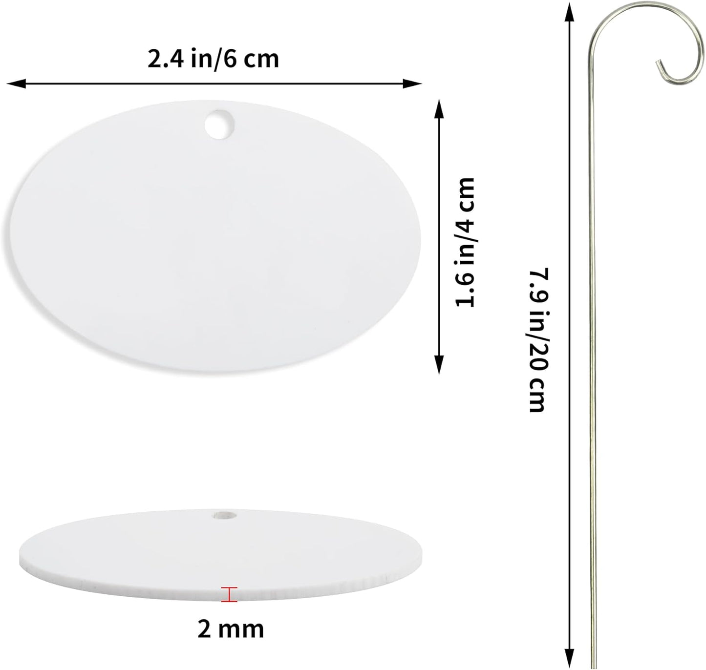 Temlum Plant Labels with Marker Pen, 25 Pcs Plant Garden Markers Garden Label Stakes Plant Sign Tags for Outdoor Plants, Flowers, Herbs, Seed (White)