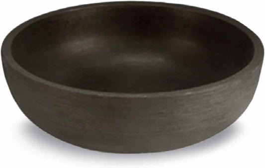 Crescent Garden Extra Large Outdoor Planter Bowl with Drain Hole for Water Gardens, Fountains, Decorative Landscaping - 40" W x 15" H (Old Bronze)