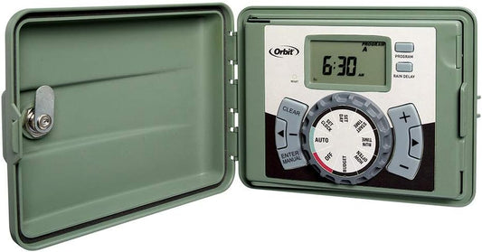 Orbit 57894 4-Station Outdoor Swing Panel Sprinkler System Timer
