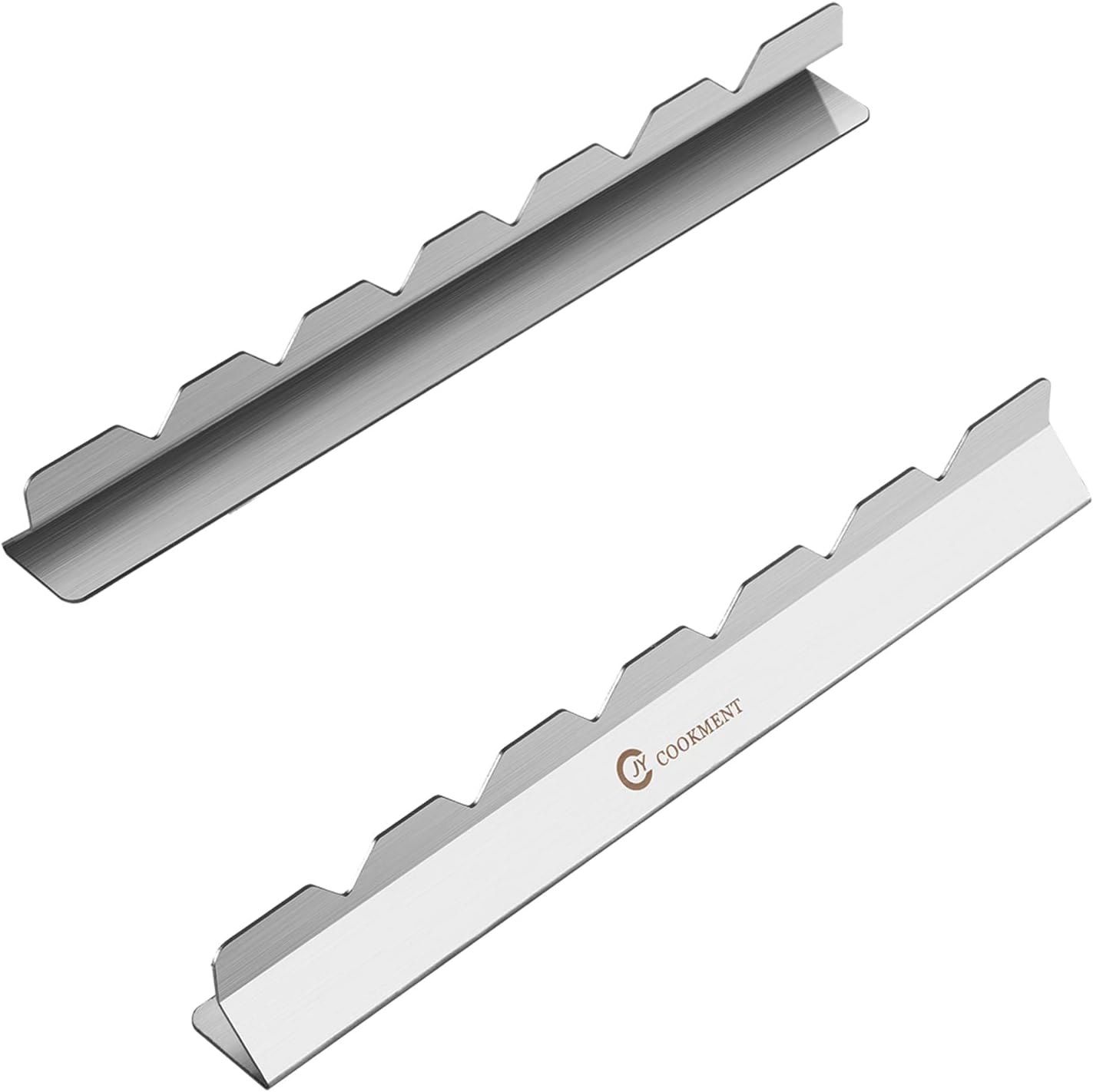 Kabob Skewers Stainless Steel Long BBQ Barbecue Skewers, Flat Metal Kebob Sticks Wide Reusable Grilling Skewers for Meat Chicken,Set of 9 Including 2 barbeecue rack with Storage Bag