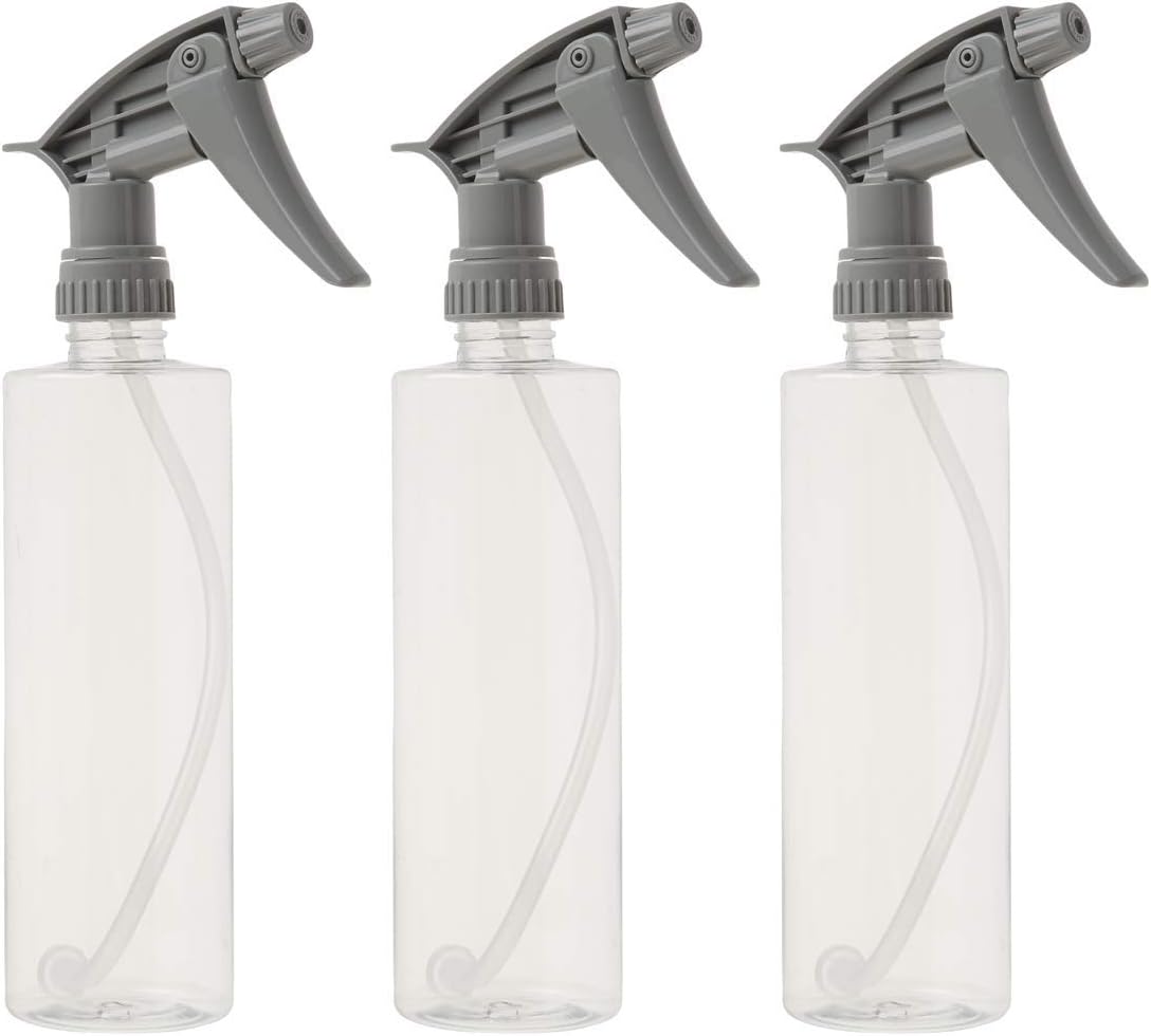Chemical Guys Acc_121.16HD3 Acc_121.16HD-3PK Chemical Resistant Heavy Duty Bottle and Sprayer, 16 oz, Pack of 3