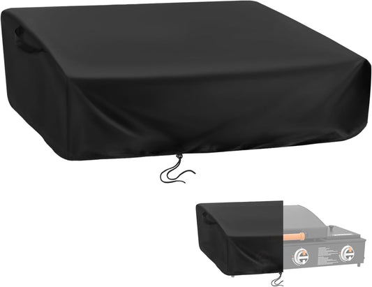 Kingling Grill Cover for Blackstone 1860 2225 On The Go Range Top Combo Griddle, 41 inch Waterproof & Dustproof Outdoor Grill Cover (Cover Only) - Black