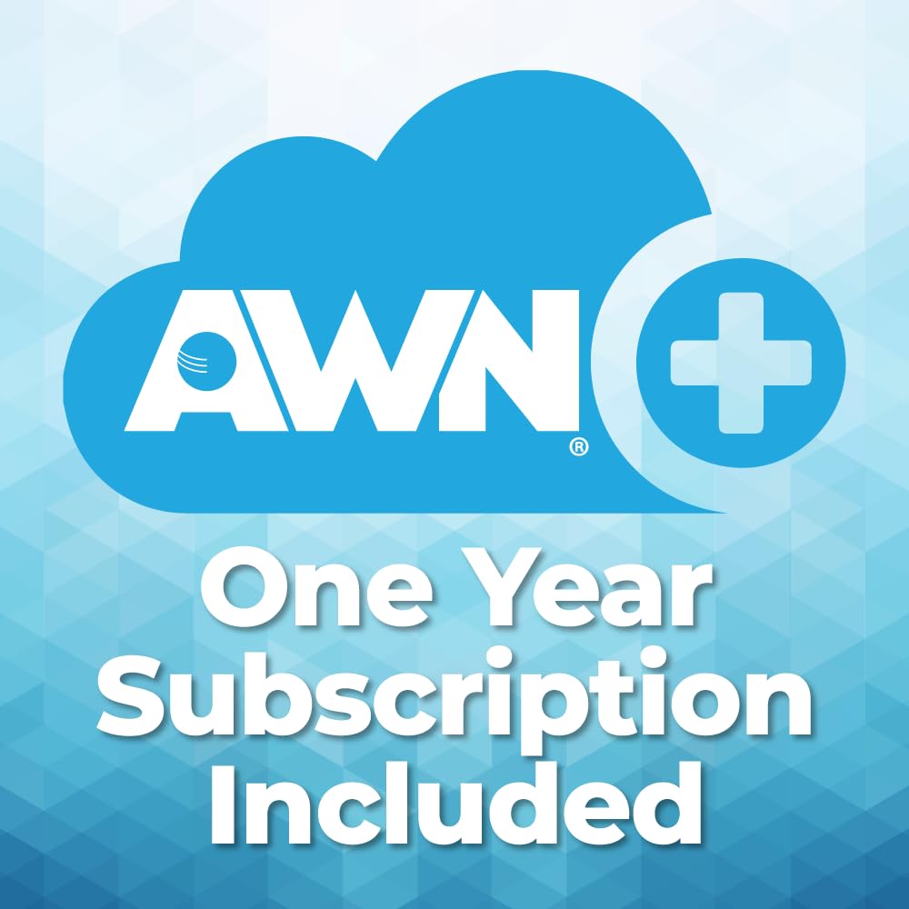 Ambient Weather WS-4000 Solar Powered UltraSonic Wi-Fi Weather Station with AWN+ Included