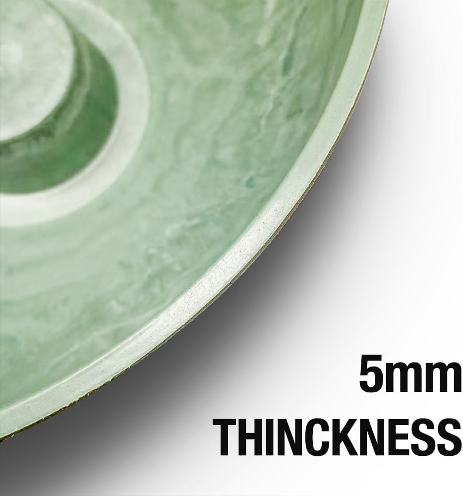 Marble Pattern 10 Inch Hanging Planter for Indoor Outdoor Plants, 2 Pack Hanging Planter Basket for Garden Home Decor Use (Green)