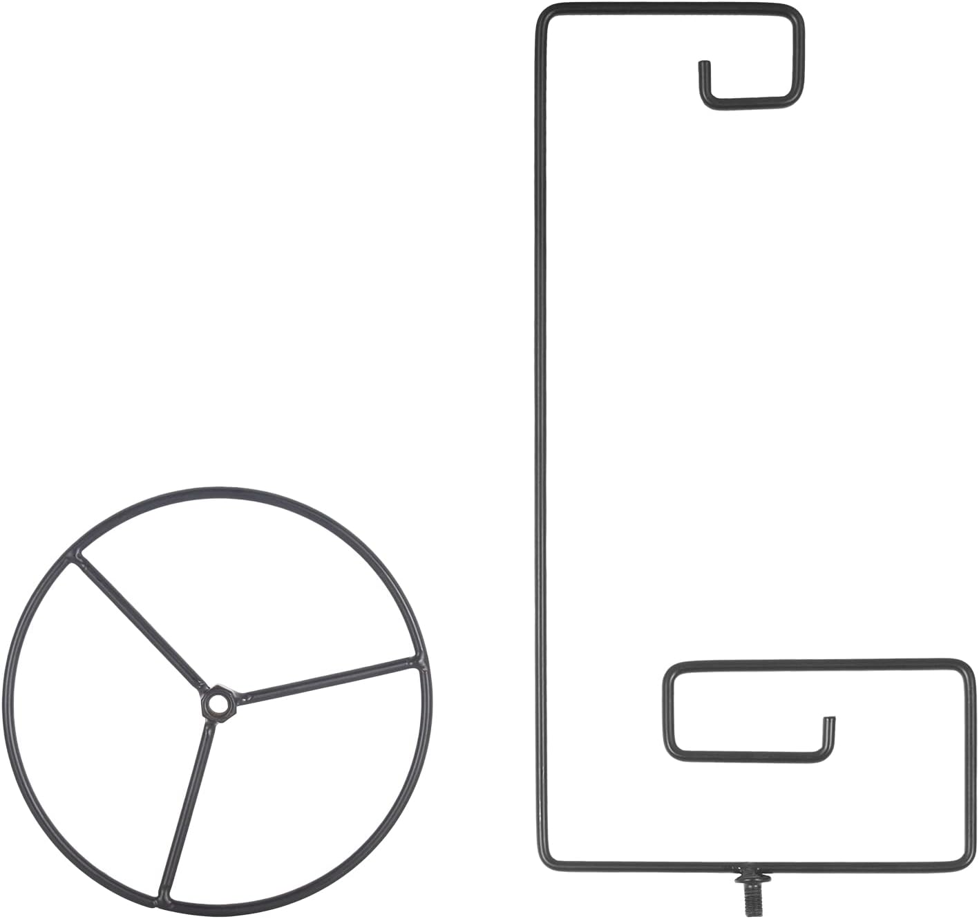 Ornament Display Stand Air Plant Stand Iron Hanging Stand Flower Pot Stand Rack Holder for Hanging Glass Globe Witch Ball Terrarium Home Wedding and Christmas Ornament