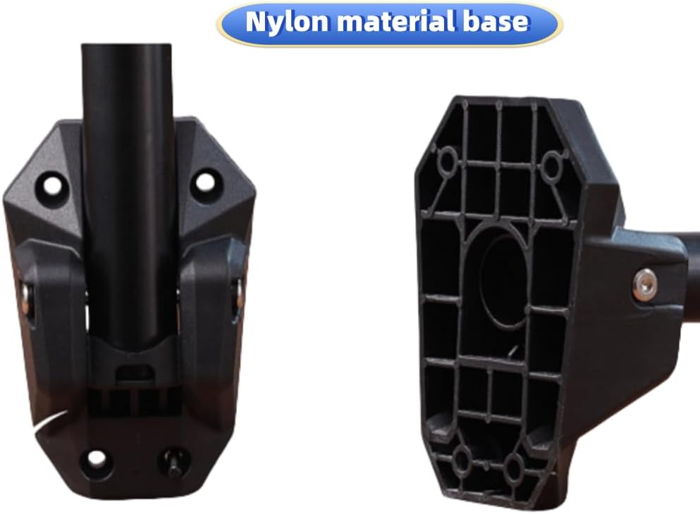 Bicycle Wall Mount Rack, Adjustable Angle, Foldable Design, with Mounting Hardware, Black (Snap fixation)