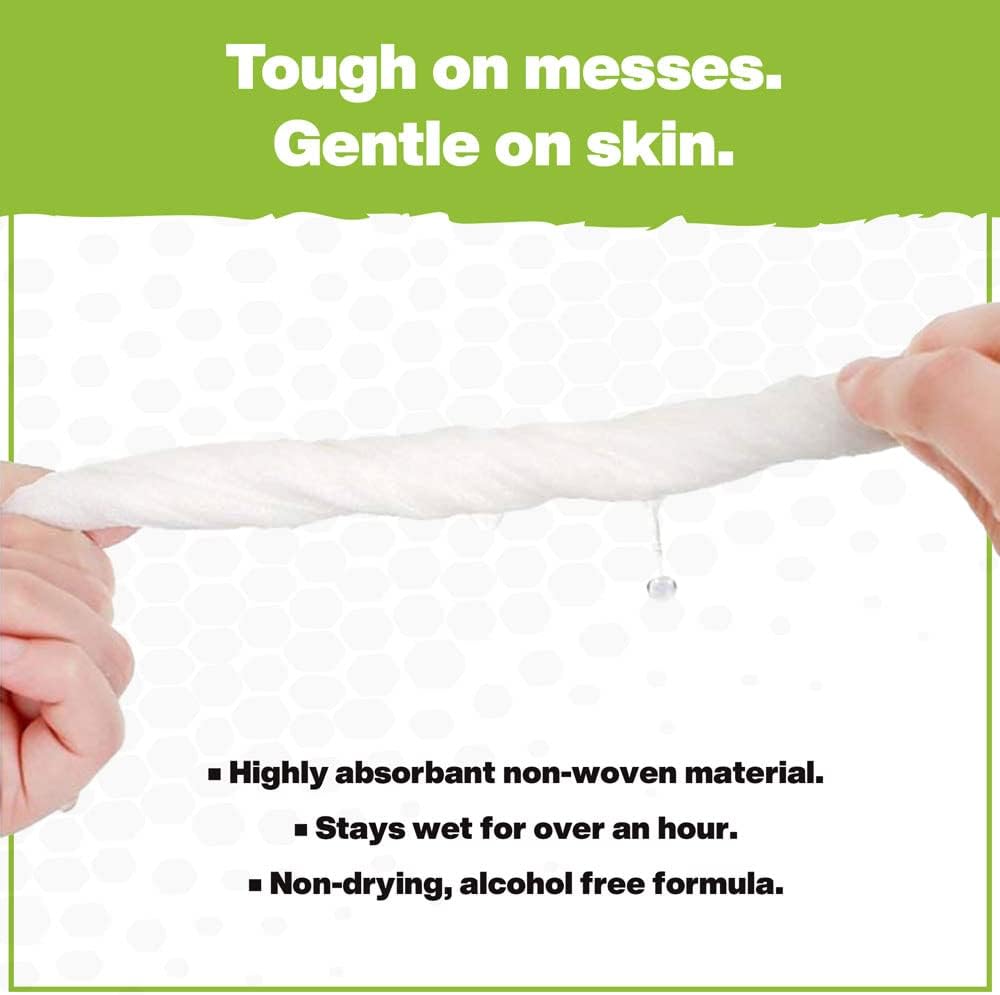 Crocodile Cloth Grill Wipes, 640 Count (8 Packs) – Extra-Large 15” x 10” Plant-Based Cleaning Cloths, Safe on Skin & Surfaces, Pre-Moistened with Aloe & Vitamin E