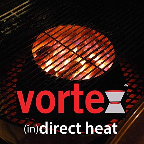 Vortex Small (in) Direct Cooking Charcoal Grill BBQ Accessory Cone 18.5 22.5 for Weber Smokey Mountain WSM Small - Stainless - Original - USA Made -Genuine SM Size