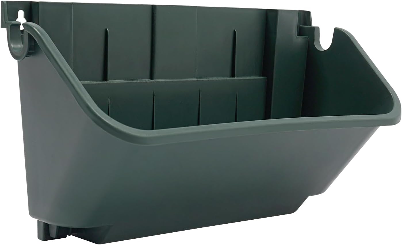 24 Pack Self Watering Wall Mounted Planter, Indoor and Outdoor Vertical Planter Wall Mounted Planter for Patio Outdoor Decor with Drainage Holes, Vertical Garden Planters for Indoor Plants- Army Green