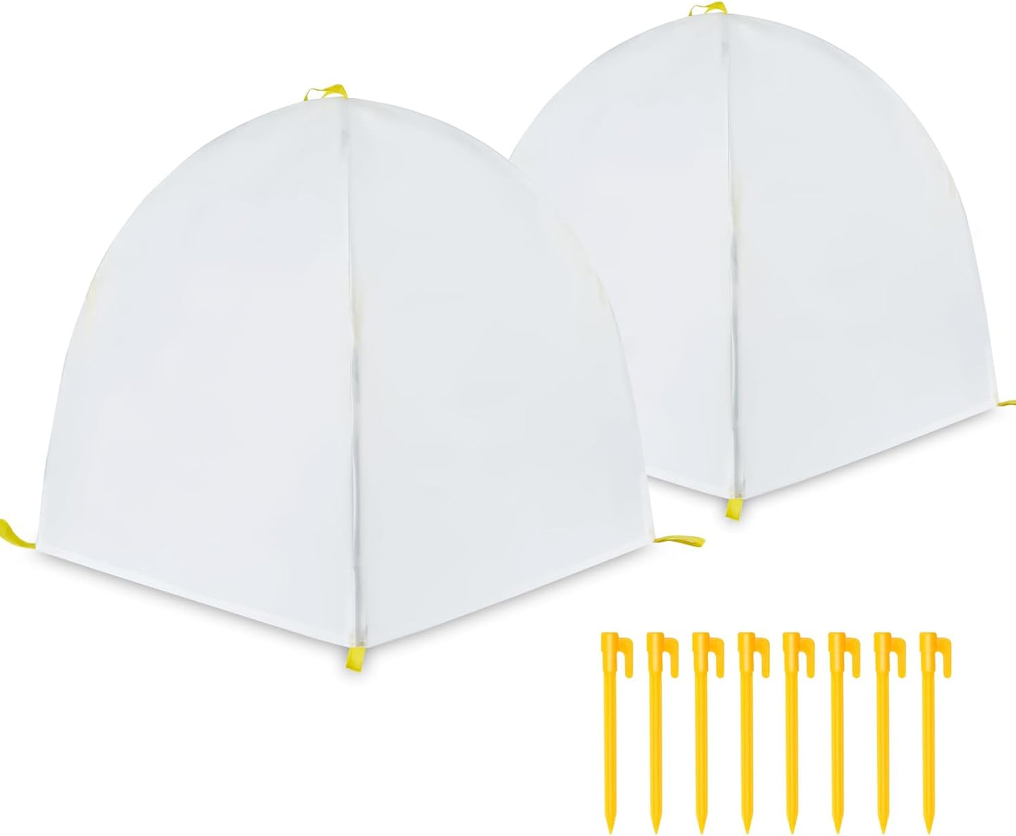 Plant Covers Freeze Protection,Plant Protector and Cover,Winter Snow & Frost Covers with Stakes,Warm Plant Tent, Protecting Fruit Tree Potted Plants and Shrub from Freezing Animals Eating.(2 Pack)