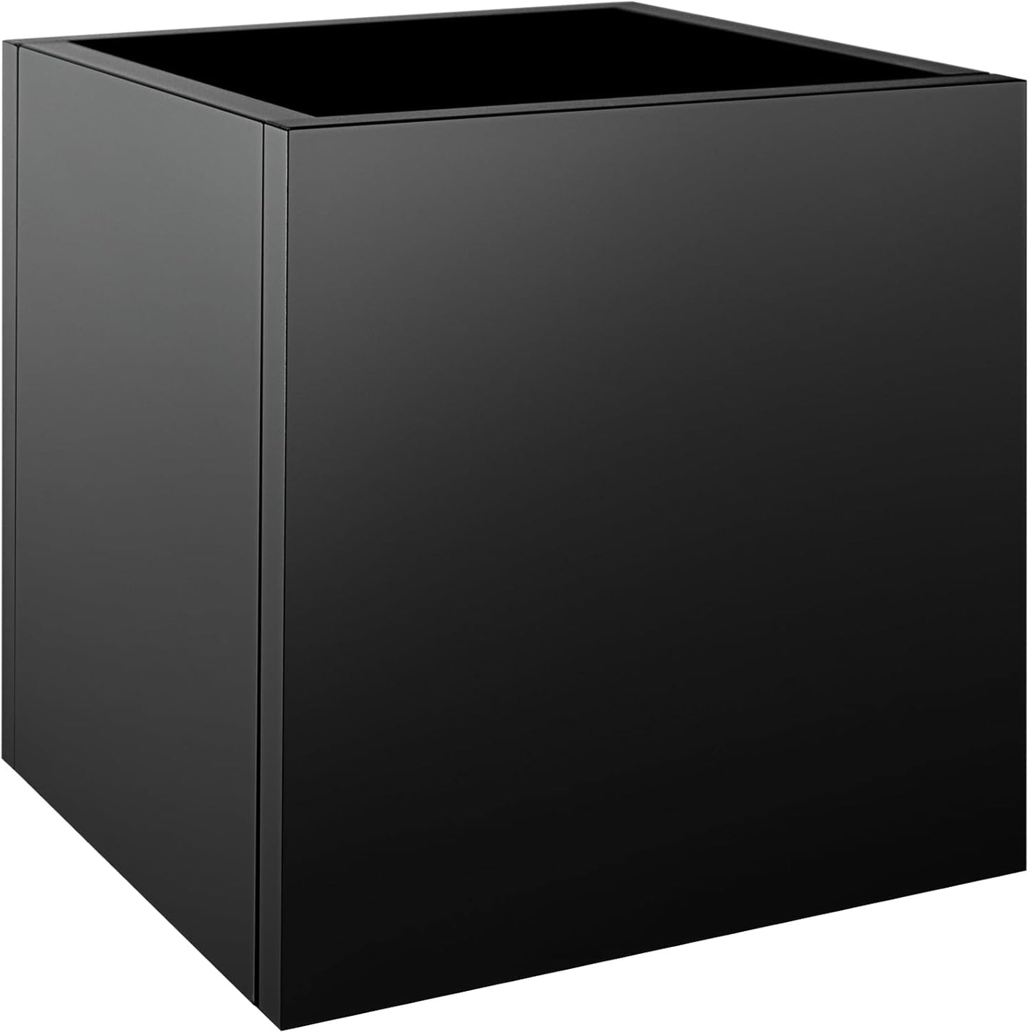 Steel Planter Box 20"x20"x21", Metal Square Planter Box Indoor&Outdoor, Galvanized Steel Rectangular Planter Box for Commercial and Residential Use fit Patio,Porch, Yard, Garden