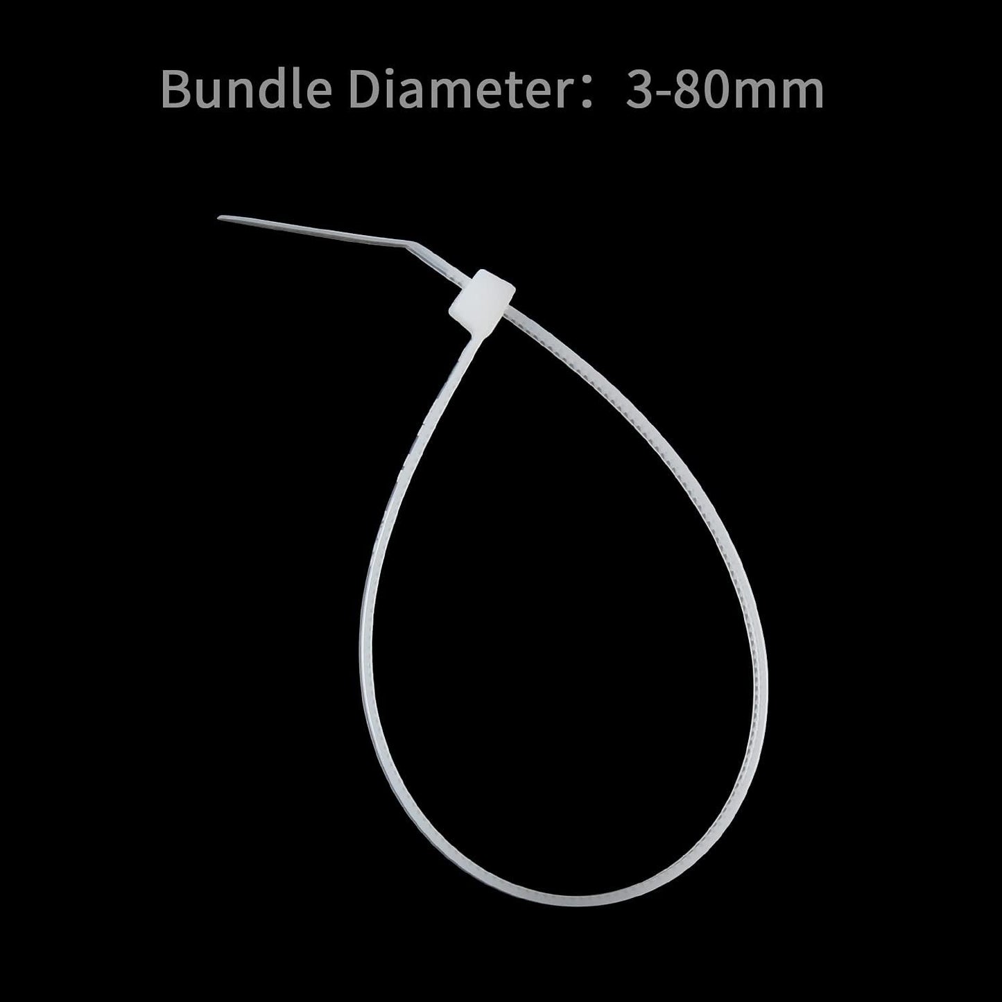 XINGO Cable Zip Ties (500 Pack), 40 Pounds Tensile Strength-Heavy Duty, Ultra Strong Durable Zipties, Self-Locking UV Resistant Nylon Plastic Wire Ties for indoor and outdoor (12 Inch, White)