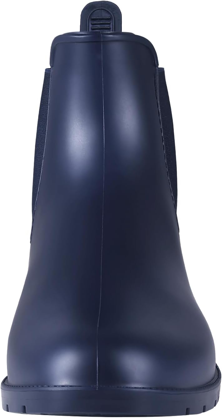 Asgard Women's Ankle Rain Boots Waterproof Chelsea Boots