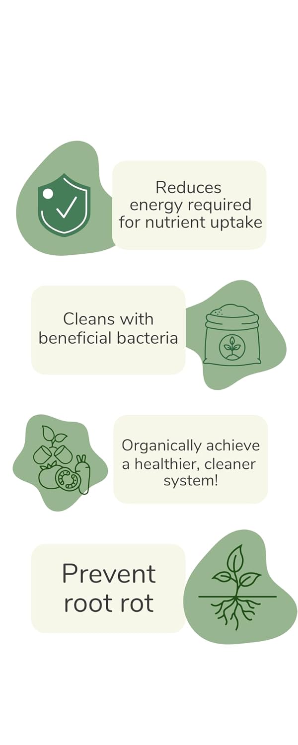 Key To Life - Endzyme Pods - Organic Plant Food - Houseplants Feeds - Water Soluble Plant Supplement - Indoor Outdoor Vegetables Fertilizer - Root Drench Treatment - Flower Plant Feed for Hydroponic