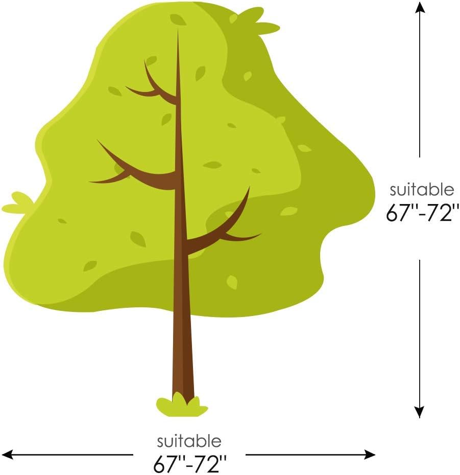Agfabric Plant Cover H72 xDia72 0.9oz Freeze Cloths for Plants Plant Frost Protection Covers Drawstring Bags,White