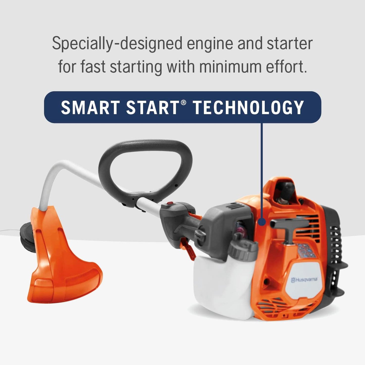 Husqvarna 130C Gas String Trimmer, 28-cc 2-Cycle, 17-Inch Curved Shaft Gas Weed Wacker with Tap N' Go Trimmer Head for Quick Line Feed