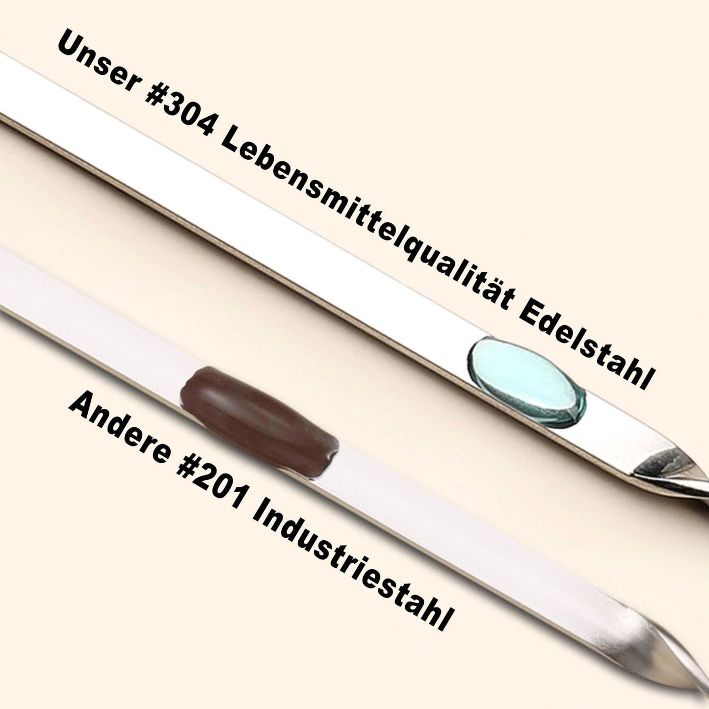 304 Stainless Steel 13.2" Long Flat Barbecue Skewers,20PCS/40PCS BBQ Kebab Skewers with Portable Metal Storage Tube,Reusable for Grilling Barbecue Kitchen Party and Outdoor Cooking (20PCS)